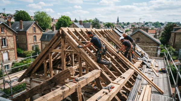 Opérations de couvreur pour charpente à Saint-Maur-des-Fossés