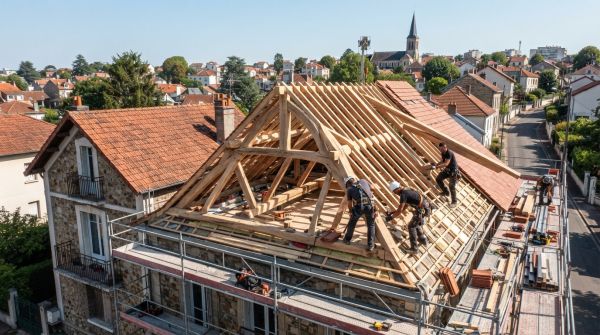 Opérations de couvreur pour charpente à Saint-Maur-des-Fossés