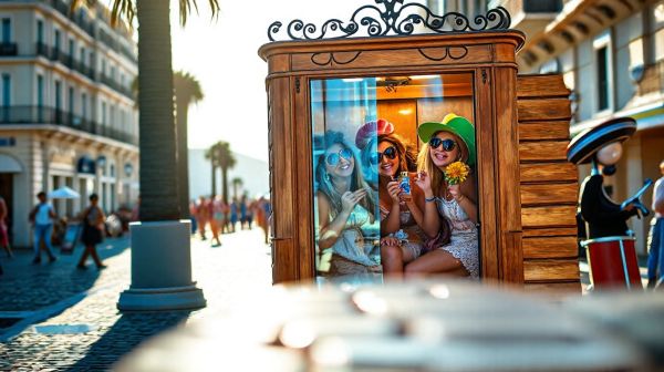 Souvenirs mémorables : découvrez photobooth à Nice pour vos fêtes